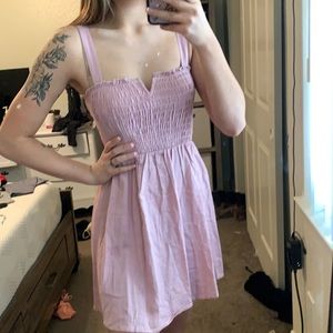 PACSUN LOTTIE MOSS DRESS BLUSH PINK